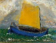 Odilon Redon The Mystical Boat oil painting on canvas